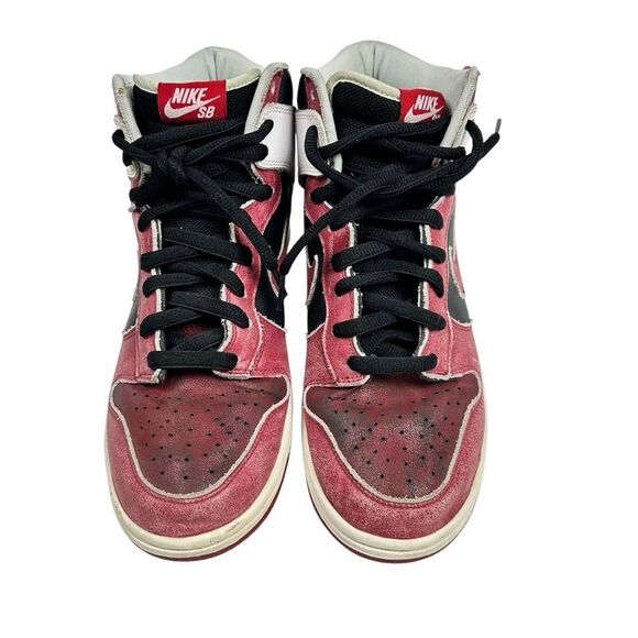 Nike SB Dunk High Pro Jason Voorhees Size 10 305050-062 Deep Red 2007 - Picture 4 of 10
